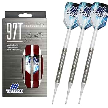 【極美品】 タングステン97% 97T バタフライ Butterfly 18g TIGA】 97T Butterfly NEW ティガ ソフトダーツ タングステン97